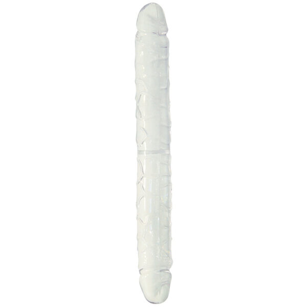 Crystal Clear Dobbelt Dildo - Clear