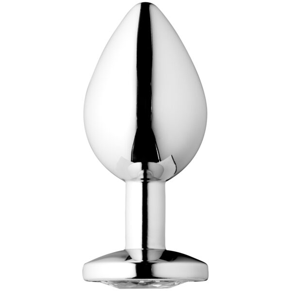 Sinful Jewel Metal Butt Plug Medium - Klar