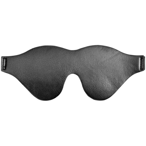 Obaie Imiteret Læder Blindfold - Black - One Size