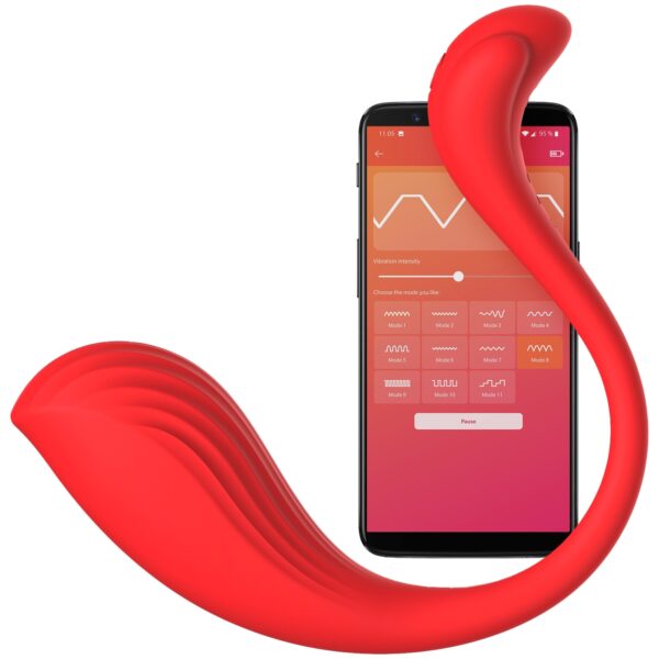 Svakom Phoenix Neo App-styret Bullet Vibrator - Red