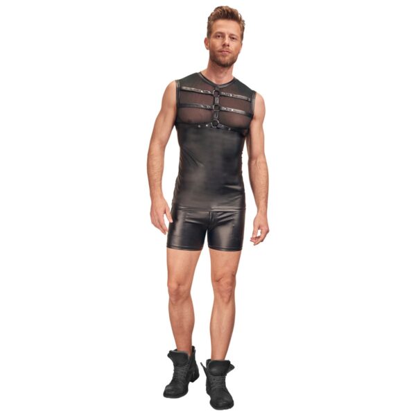 Nek Top With Spænder - Black - Xl