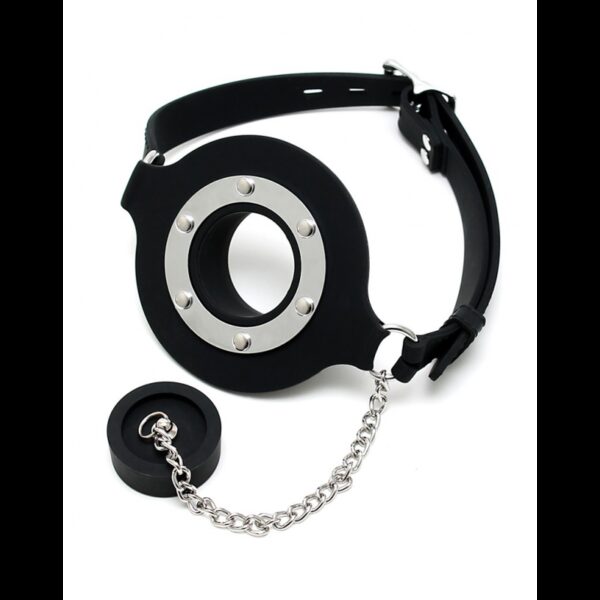 Mouthgag With Opening And Stopper