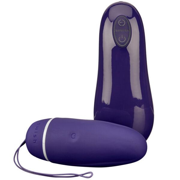 B Swish Bnaughty Deluxe Unleashed Trådløs Vibrator æg - Dark Blue