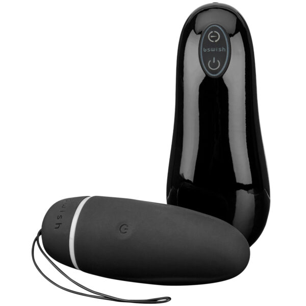 B Swish Bnaughty Deluxe Unleashed Trådløs Vibrator æg - Black