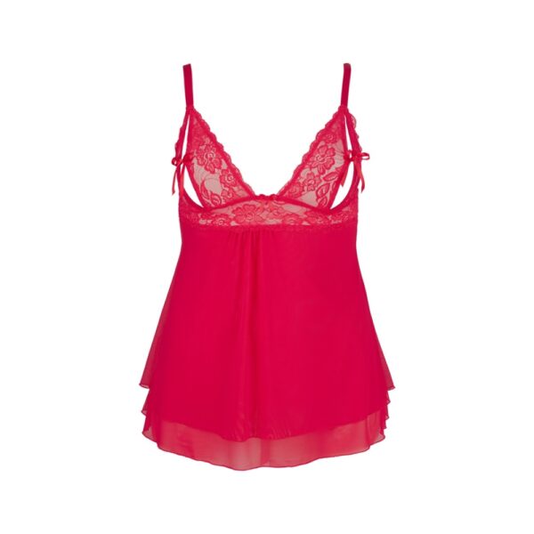 Cottelli Curves Babydoll Plus Size Rød-l