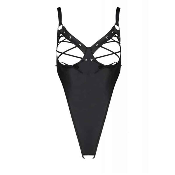 Passion Celin Bundløs Bodystocking Sort - S/m